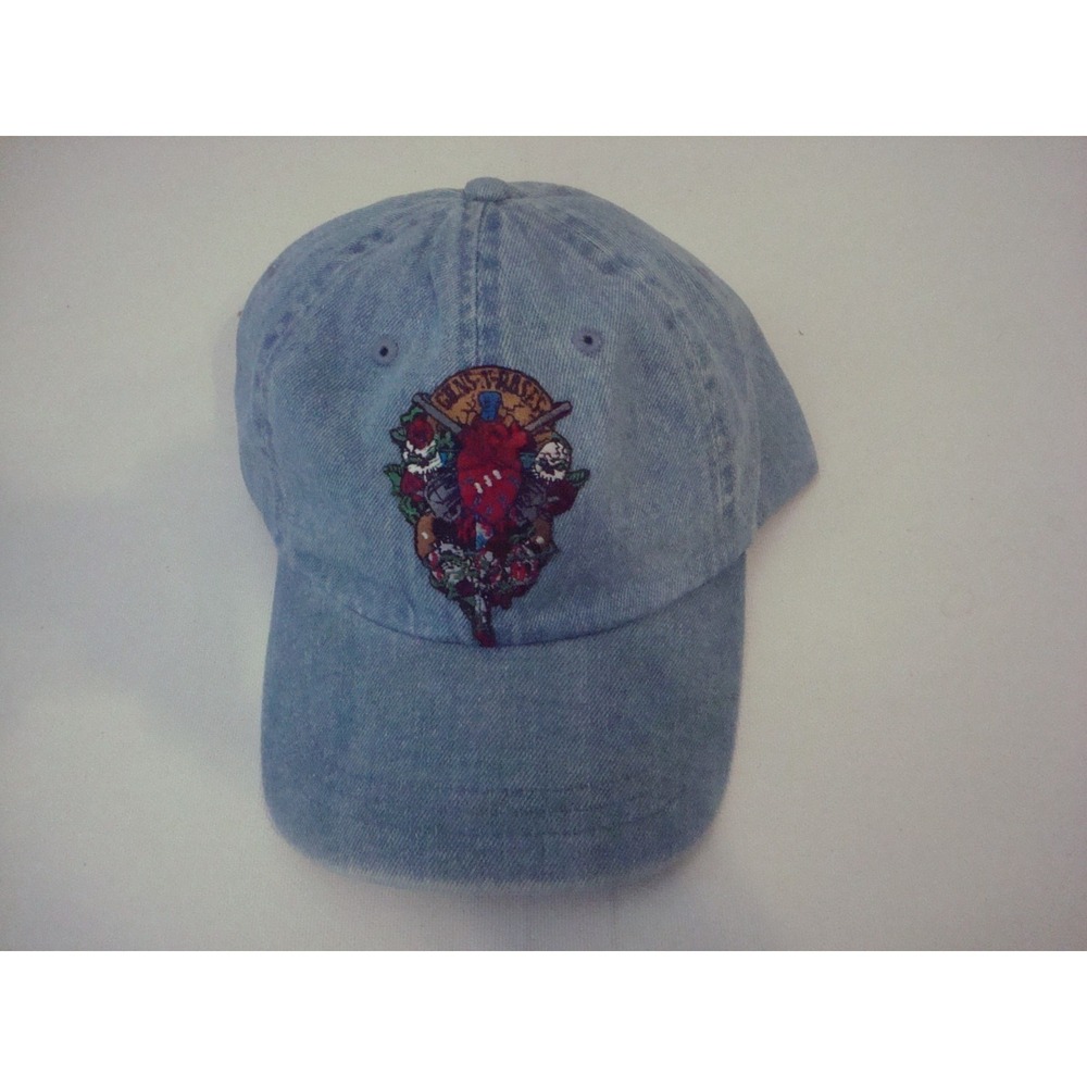 GUNS ROSES AND N DENIM BEACH 00S Y2K HAT CAP VINTAGE DEADSTOCK C1